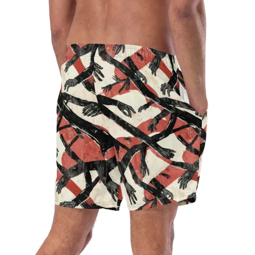 Midnight Reach on a Swim Trunks