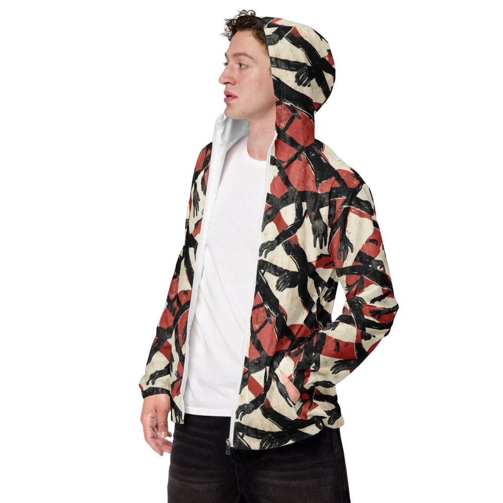 Midnight Reach on Men's Windbreaker — Left Front