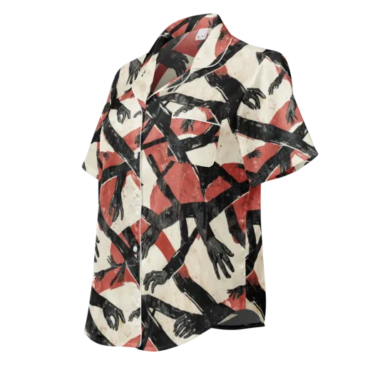 Midnight Reach on a Women's Short Sleeve Pajama Top
