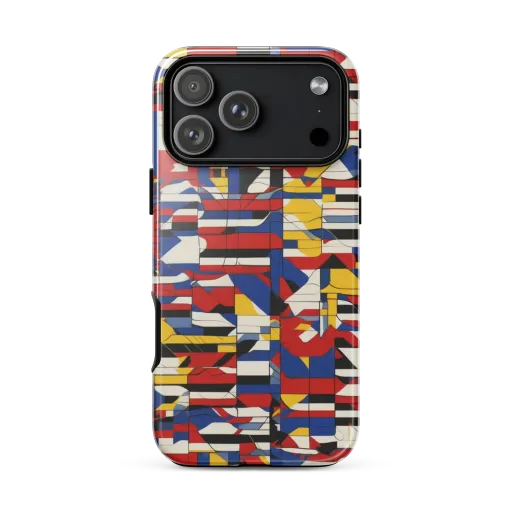Chromatic Blueprint on a Tough Case for iPhone®