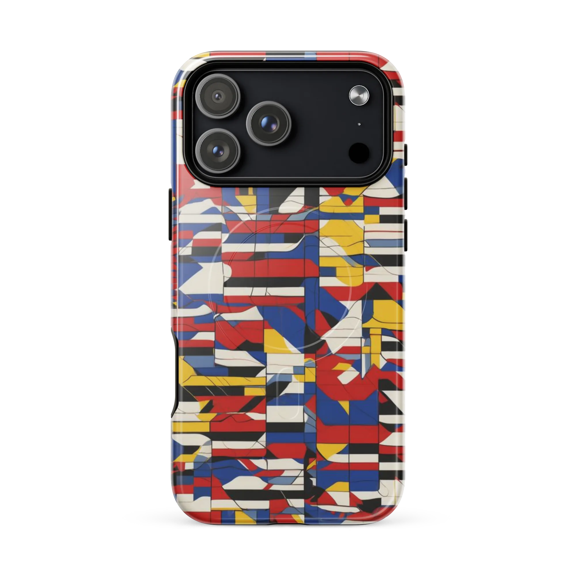 Chromatic Blueprint on MagSafe Tough Case for iPhone® — Front