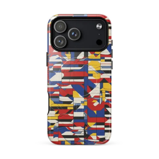Chromatic Blueprint on a MagSafe Tough Case for iPhone®