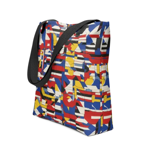 Chromatic Blueprint on a Tote Bag