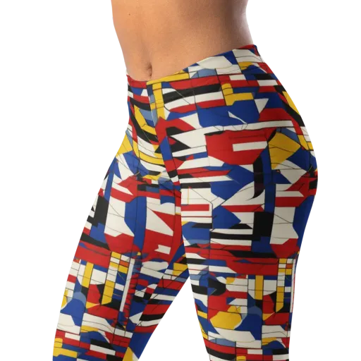 Chromatic Blueprint on a Leggings
