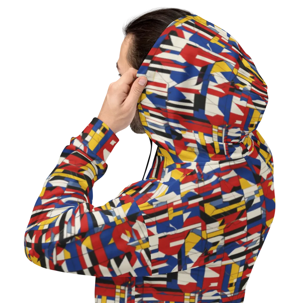 Chromatic Blueprint on Hoodie — Back