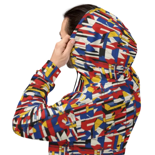 Chromatic Blueprint on a Hoodie