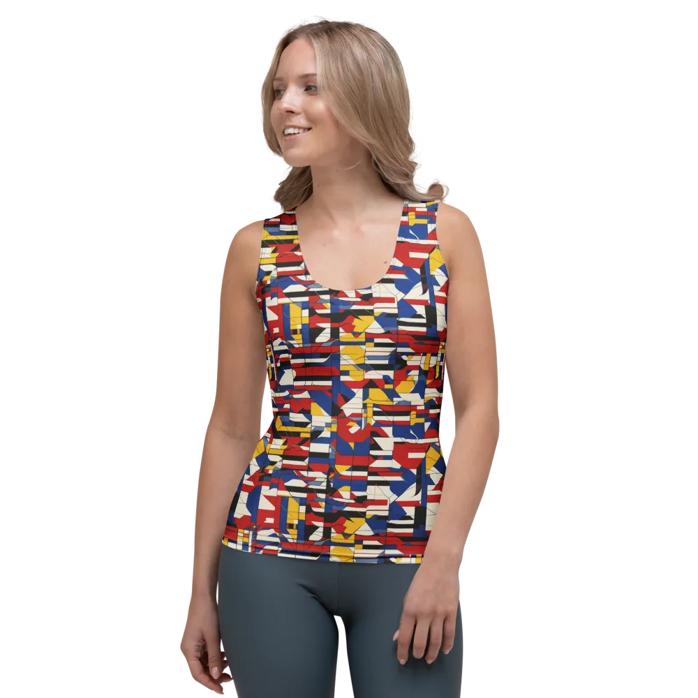 Chromatic Blueprint on Women's Tank Top — Front