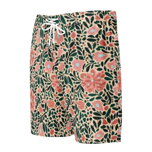 Rosewater Meadow on a Men's Board Shorts