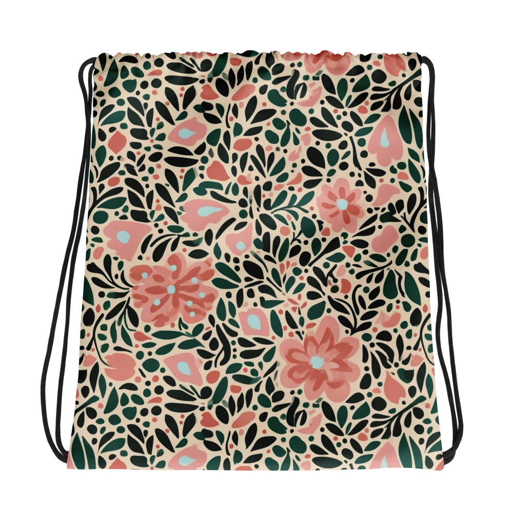 Rosewater Meadow on Drawstring Bag — Photo