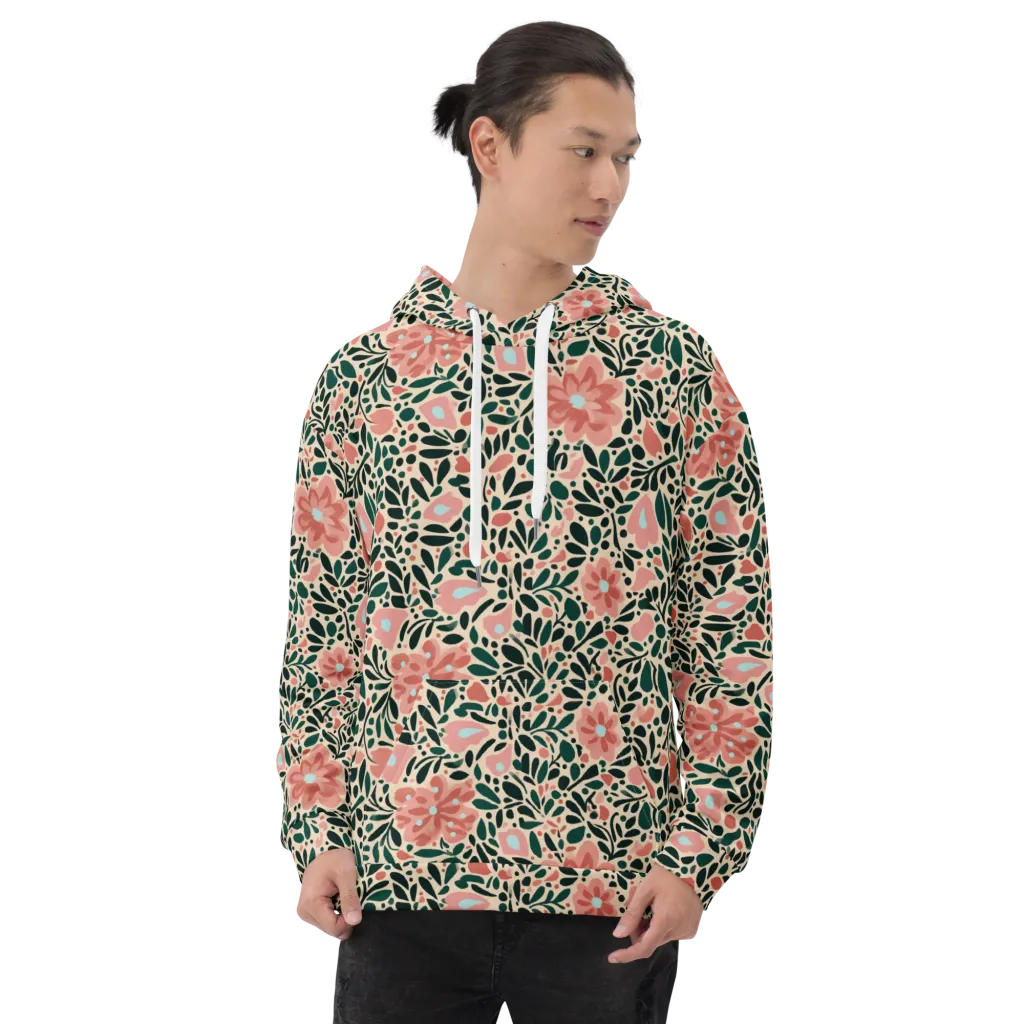 Rosewater Meadow on Hoodie — Front