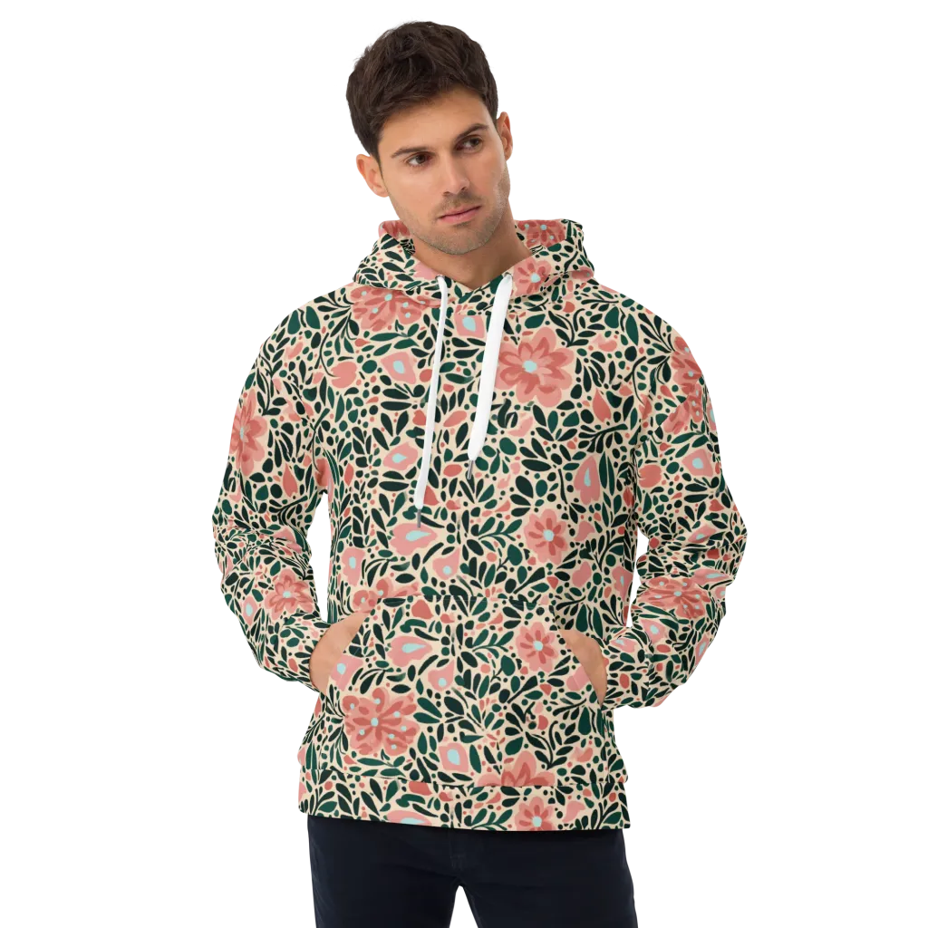 Rosewater Meadow on Hoodie — Front