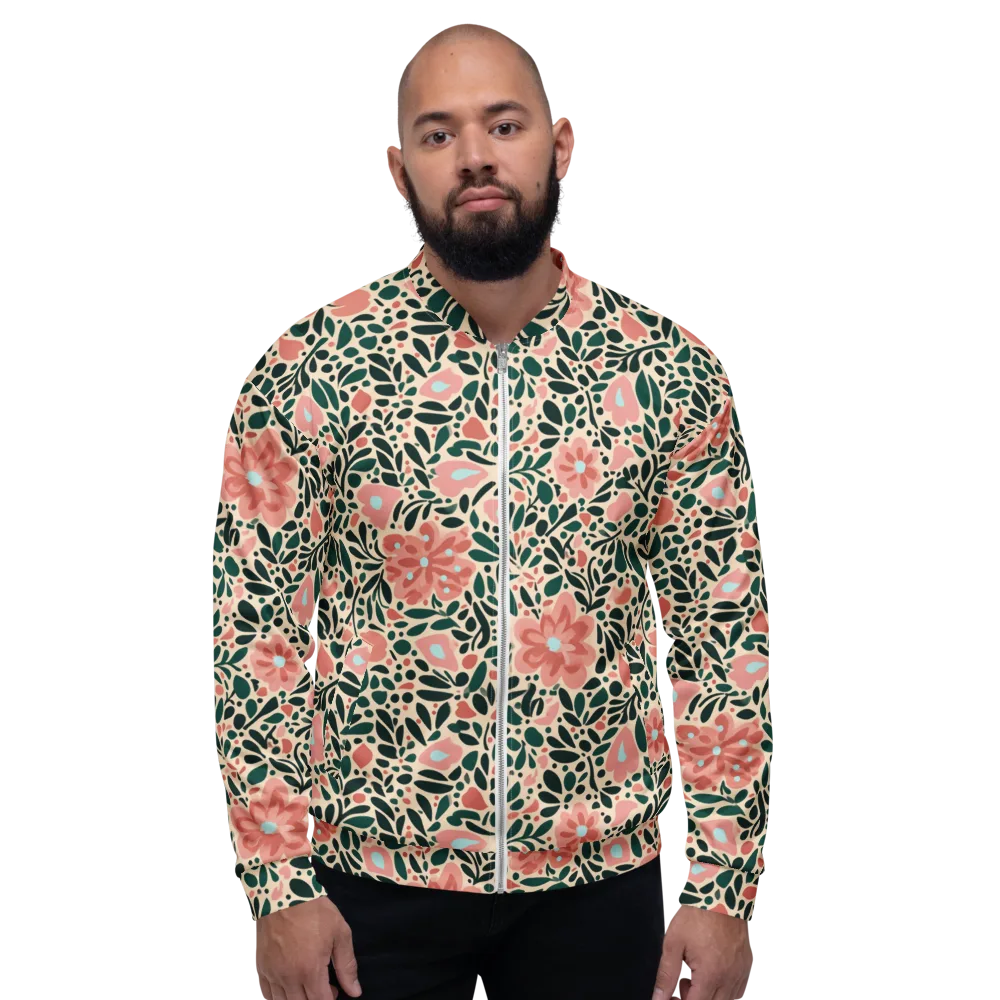 Rosewater Meadow on Bomber Jacket — Front