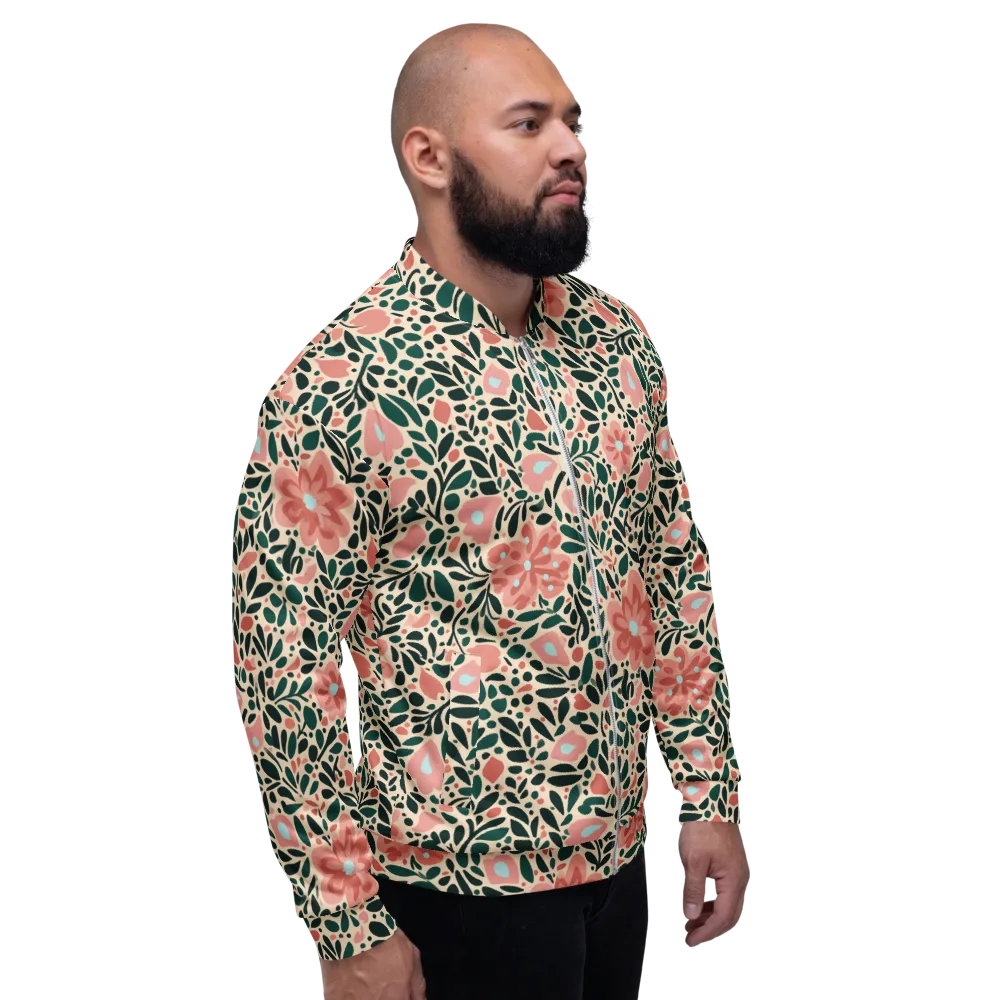 Rosewater Meadow on Bomber Jacket — Right