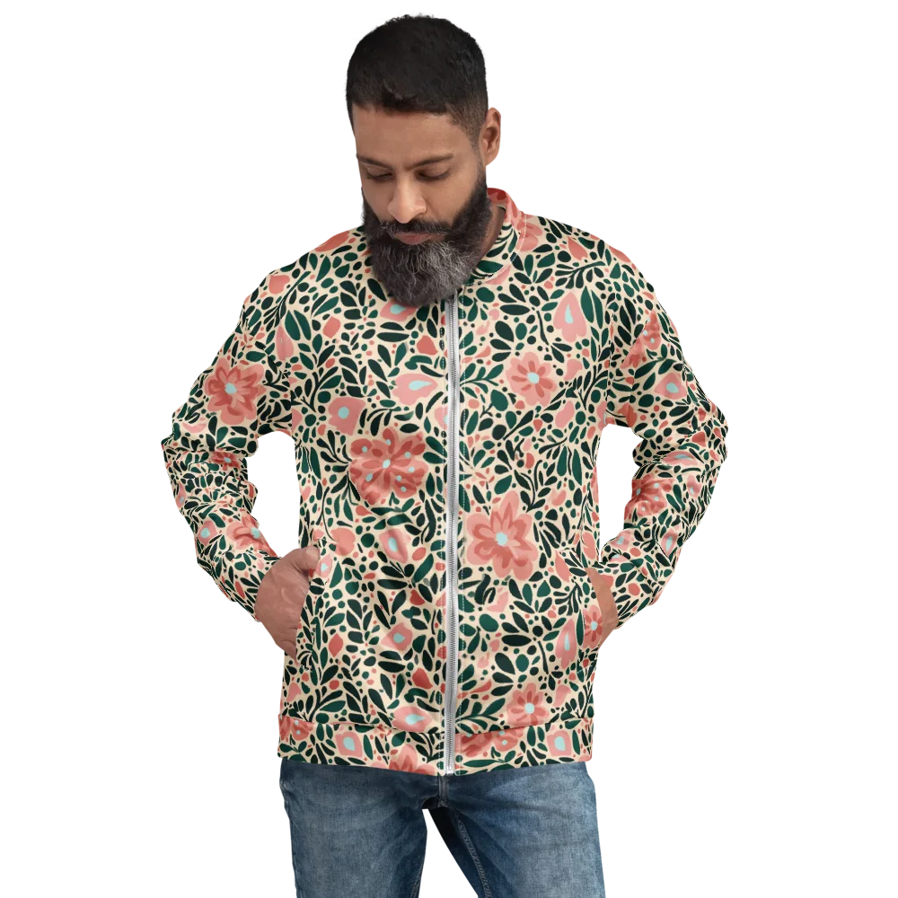 Rosewater Meadow on Bomber Jacket — Front