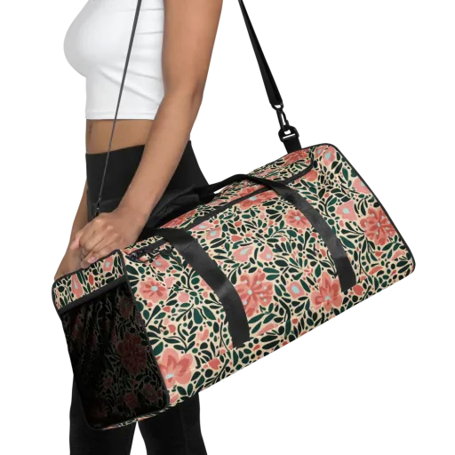 Rosewater Meadow on a Duffle Bag