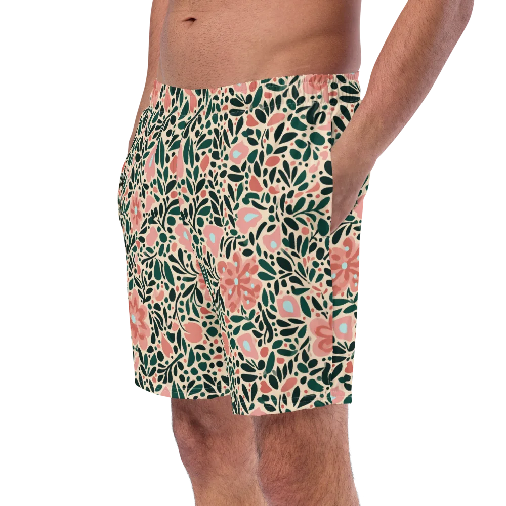Rosewater Meadow on Swim Trunks — Left Front