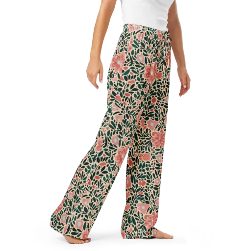 Rosewater Meadow on a Women's Pajama Pants