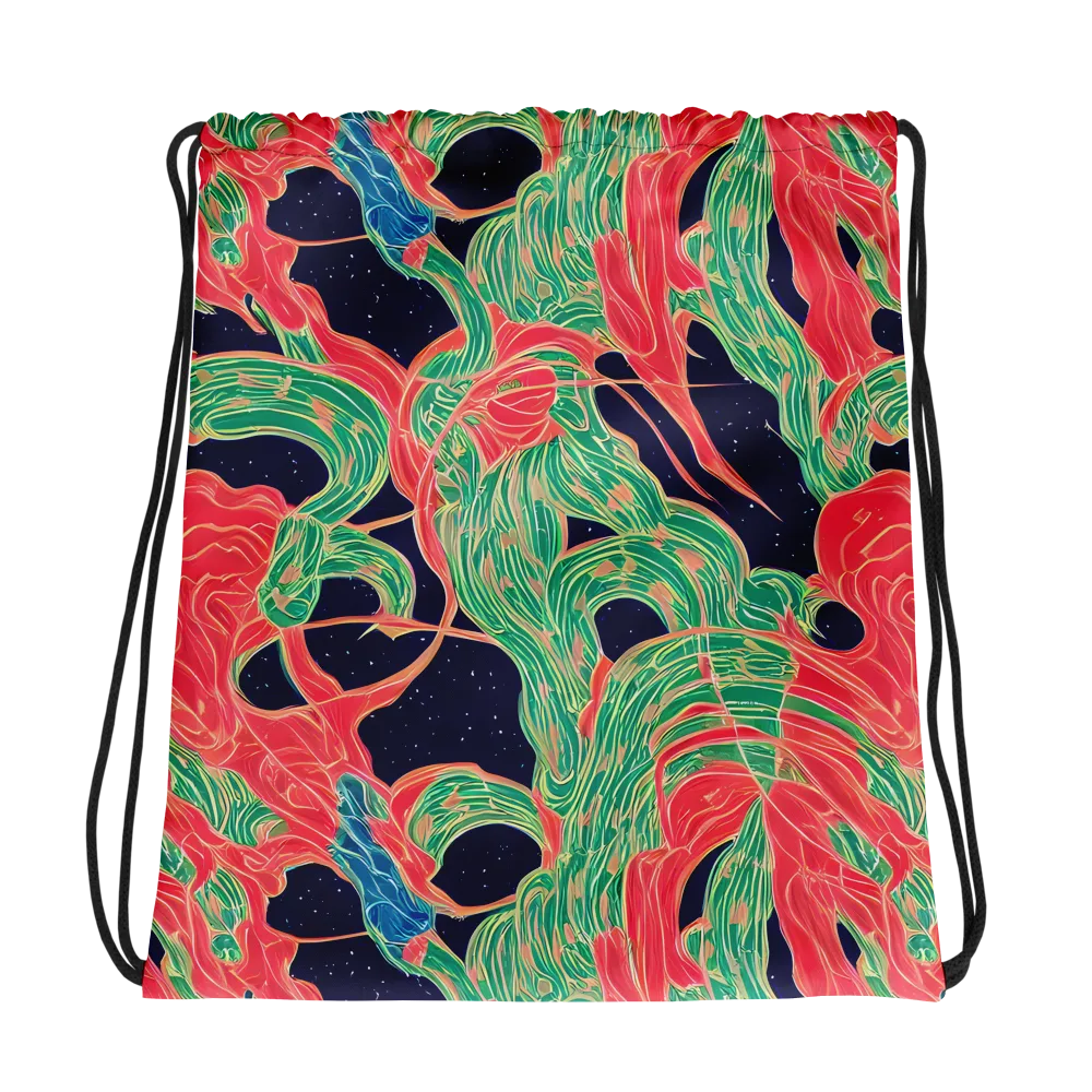 Midnight Jungle on Drawstring Bag — Photo
