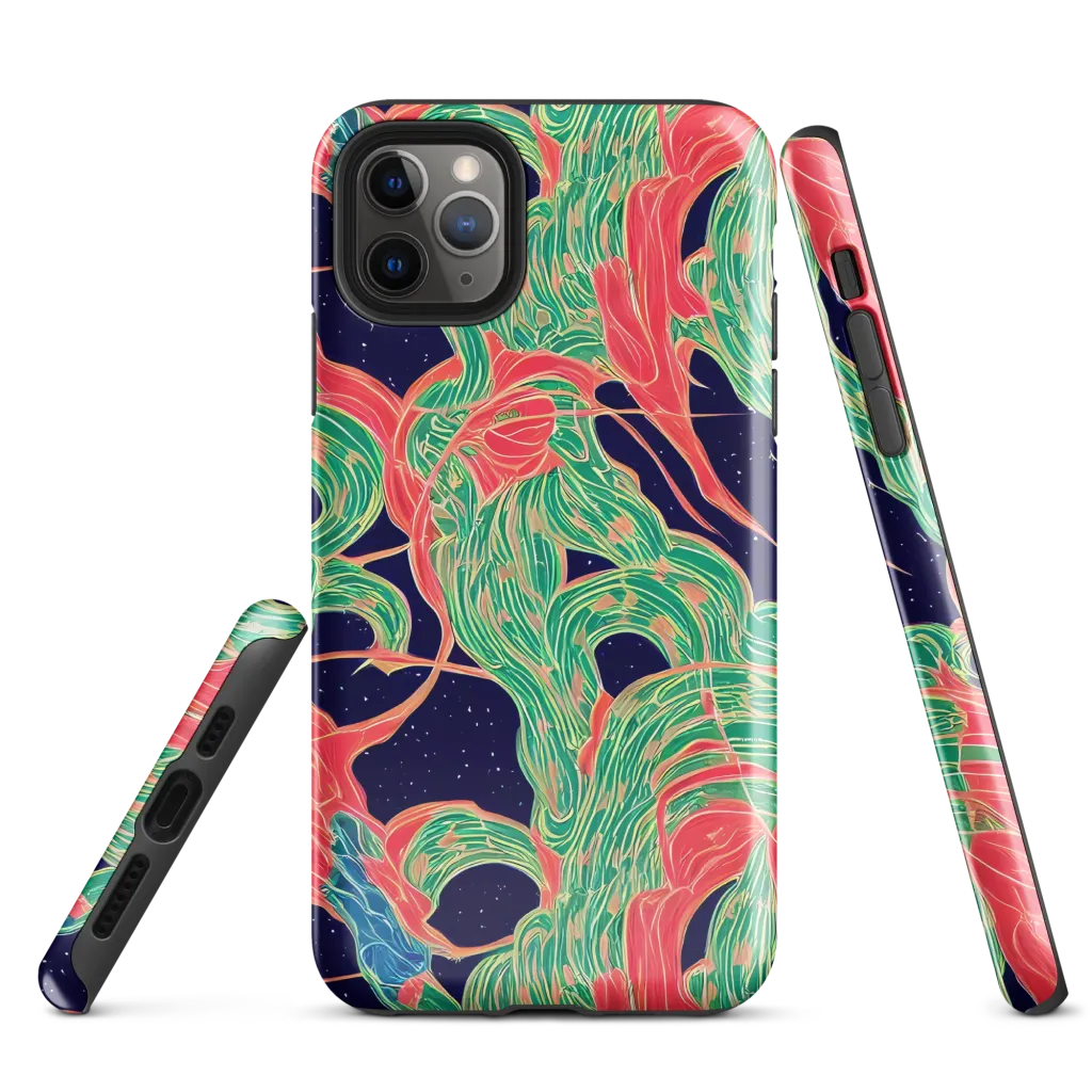 Midnight Jungle on Tough Case for iPhone® — Front
