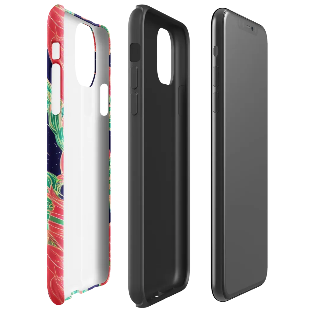 Midnight Jungle on Tough Case for iPhone® — Right