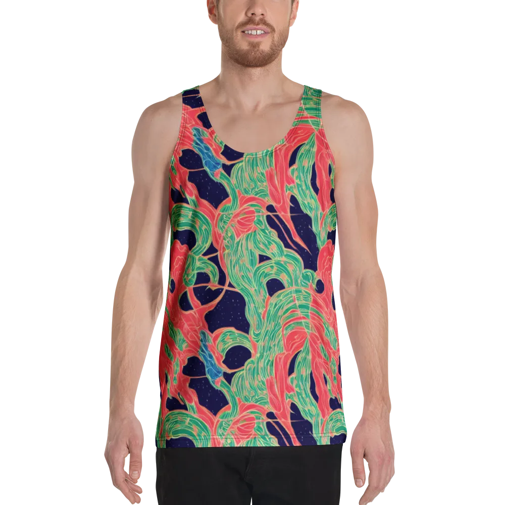 Midnight Jungle on Men's Tank Top — Front