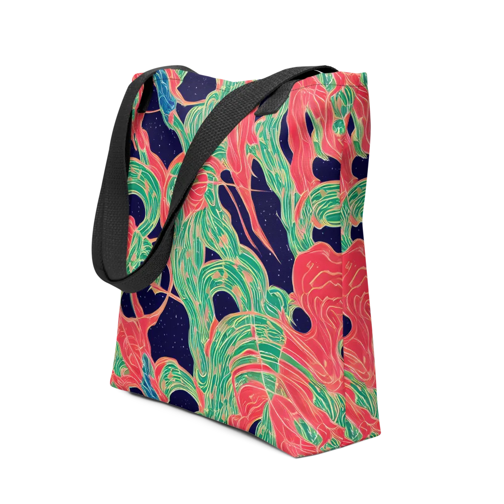 Midnight Jungle on Tote Bag — Front