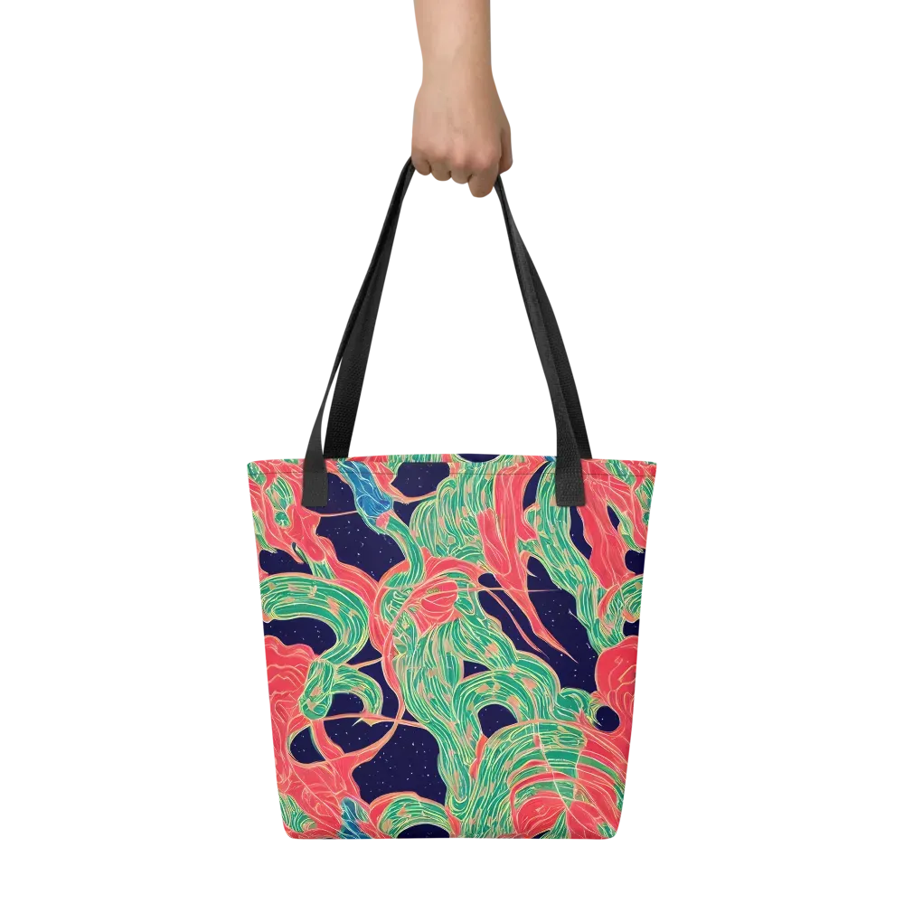 Midnight Jungle on Tote Bag — Front