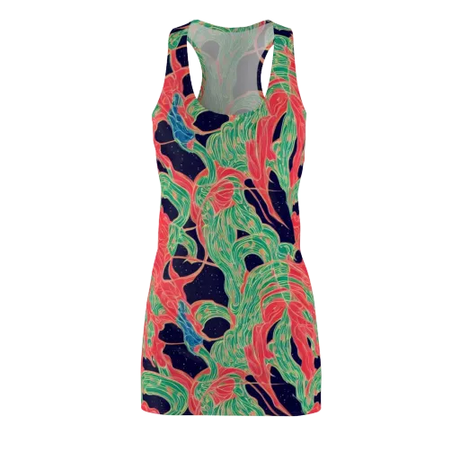 Midnight Jungle on a Racerback Dress