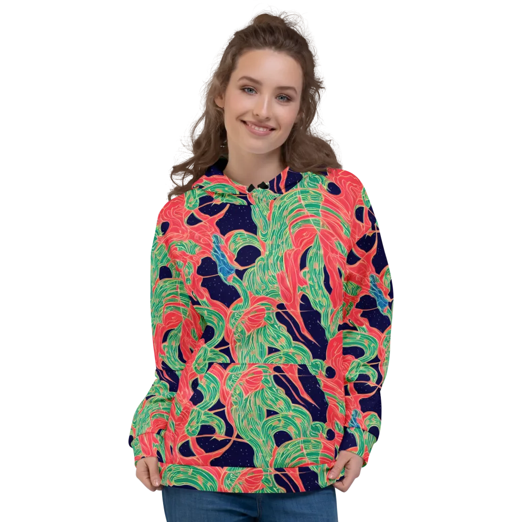 Midnight Jungle on Hoodie — Front