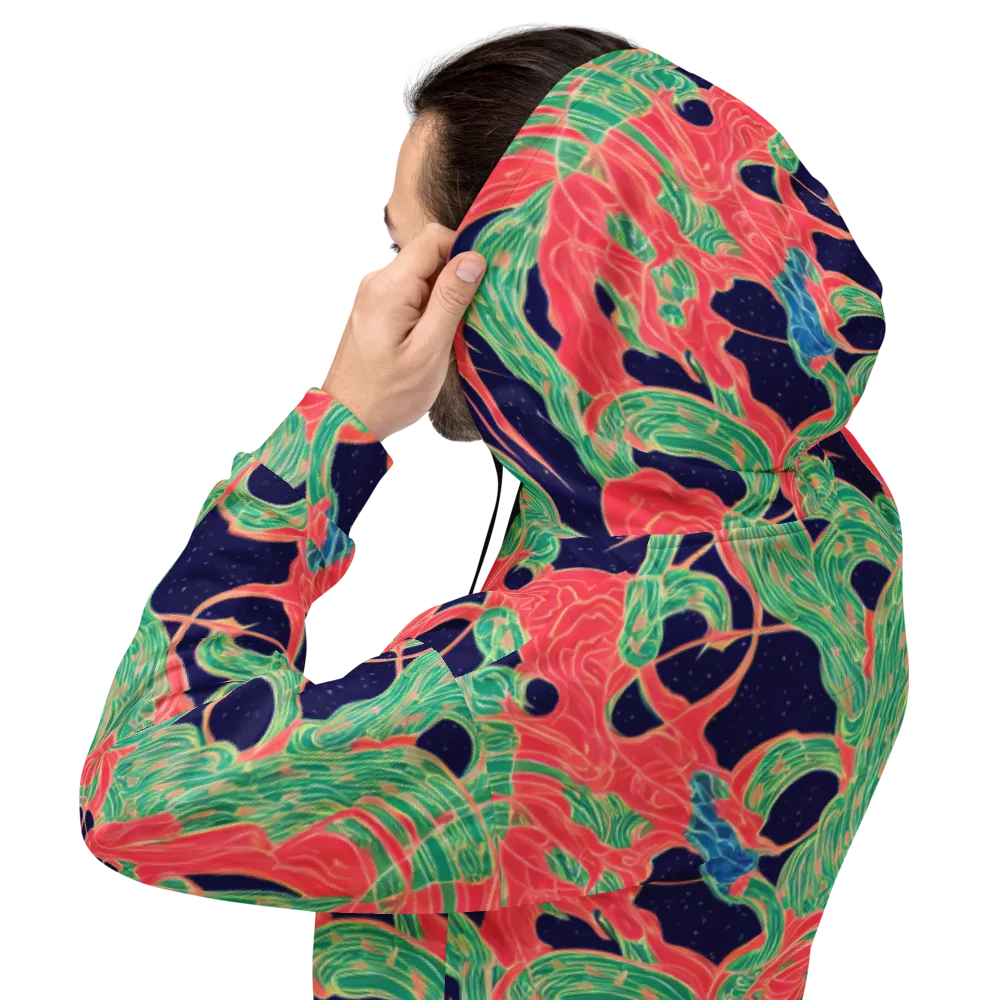 Midnight Jungle on Hoodie — Back