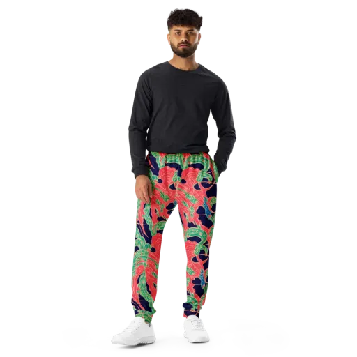 Midnight Jungle on a Men's Joggers