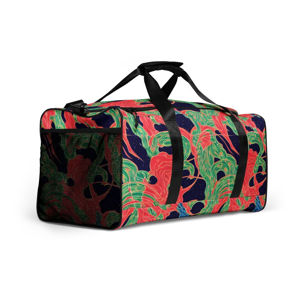 Midnight Jungle on Duffle Bag — Right Front