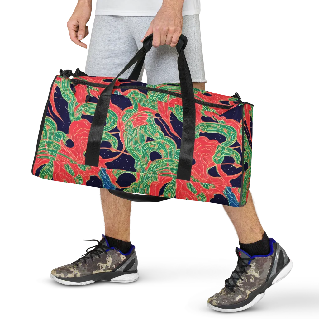 Midnight Jungle on Duffle Bag — Front