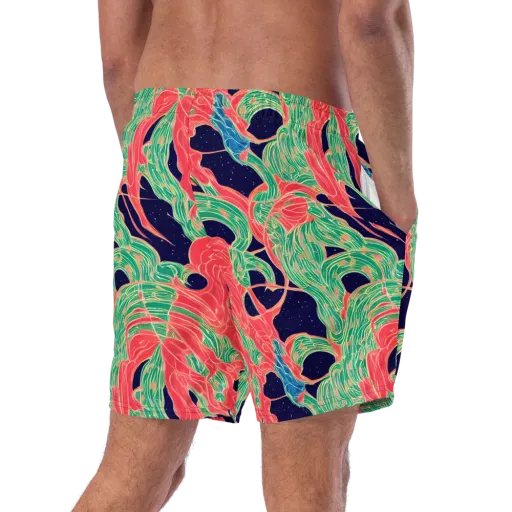 Midnight Jungle on a Swim Trunks