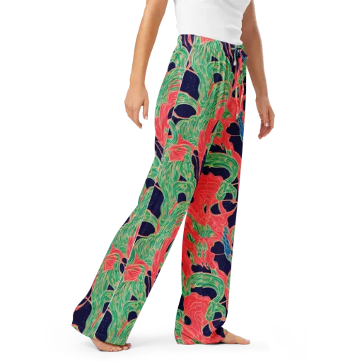 Midnight Jungle on a Women's Pajama Pants