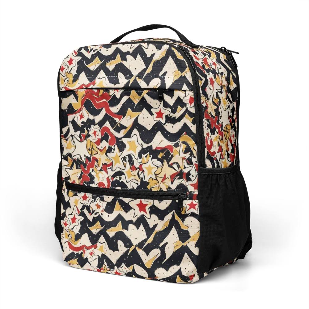 Riot of Stars on Utility Backpack — Left Front
