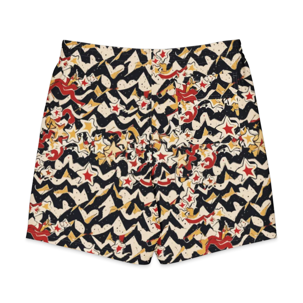Riot of Stars on Men's Board Shorts — Back