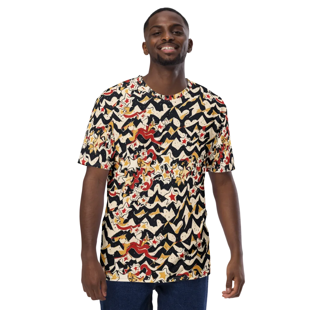 Riot of Stars on Men's Crew Neck T-Shirt — Front