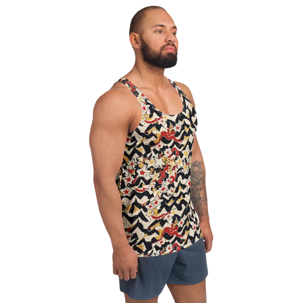 Riot of Stars on Men's Tank Top — Right Front
