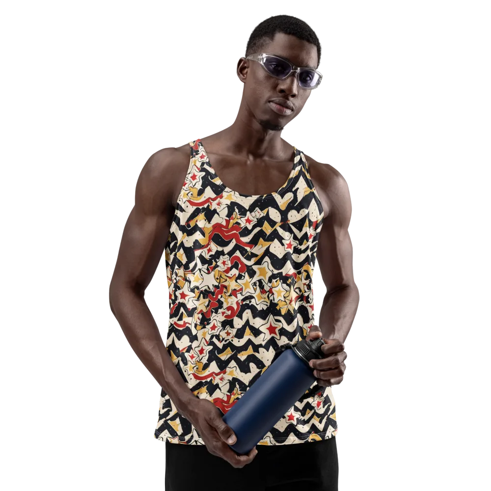 Riot of Stars on Men's Tank Top — Front