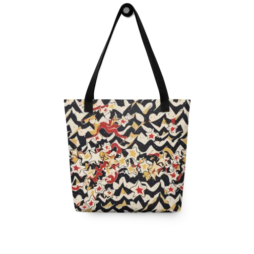 Riot of Stars on a Tote Bag