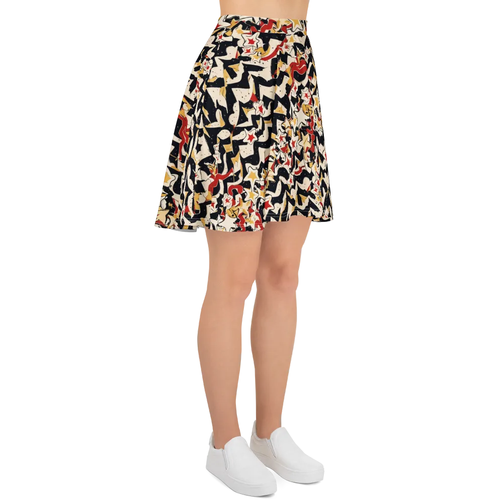 Riot of Stars on Skater Skirt — Right