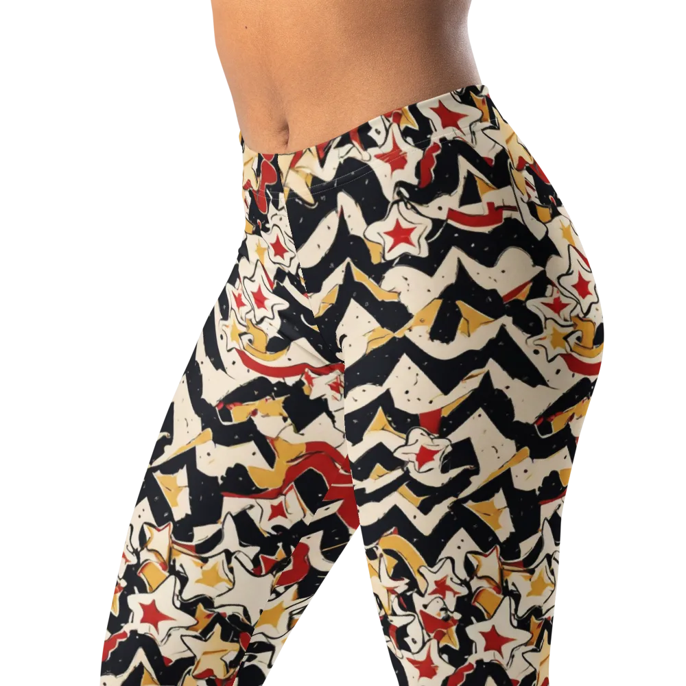 Riot of Stars on Leggings — Left Front
