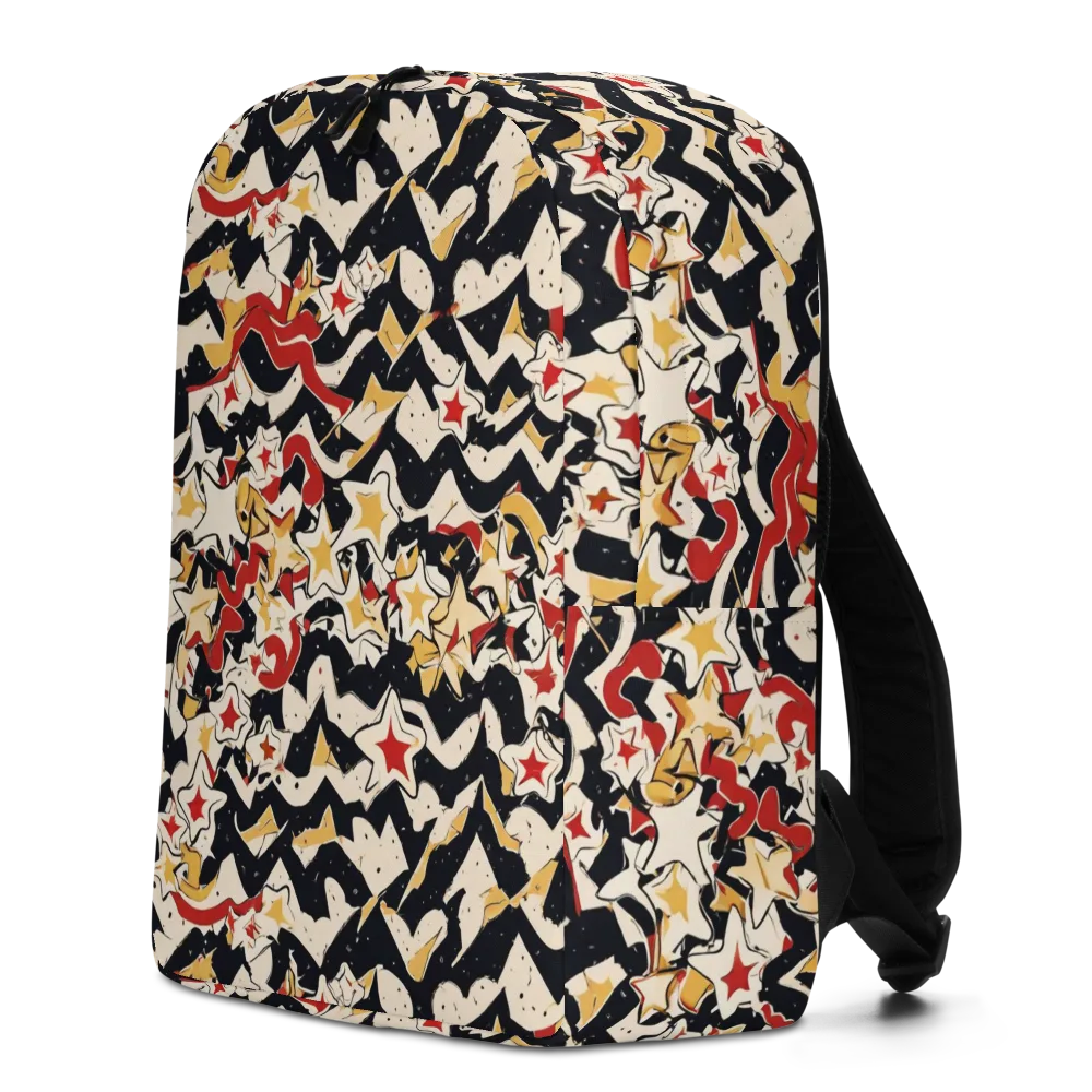 Riot of Stars on Minimalist Backpack — Left
