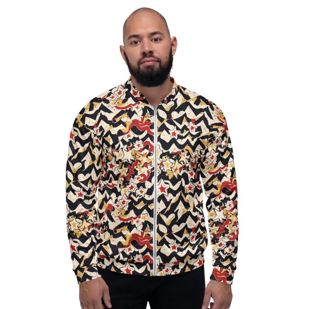 Riot of Stars on Bomber Jacket — Front