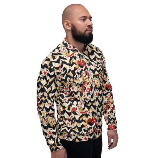 Riot of Stars on a Bomber Jacket