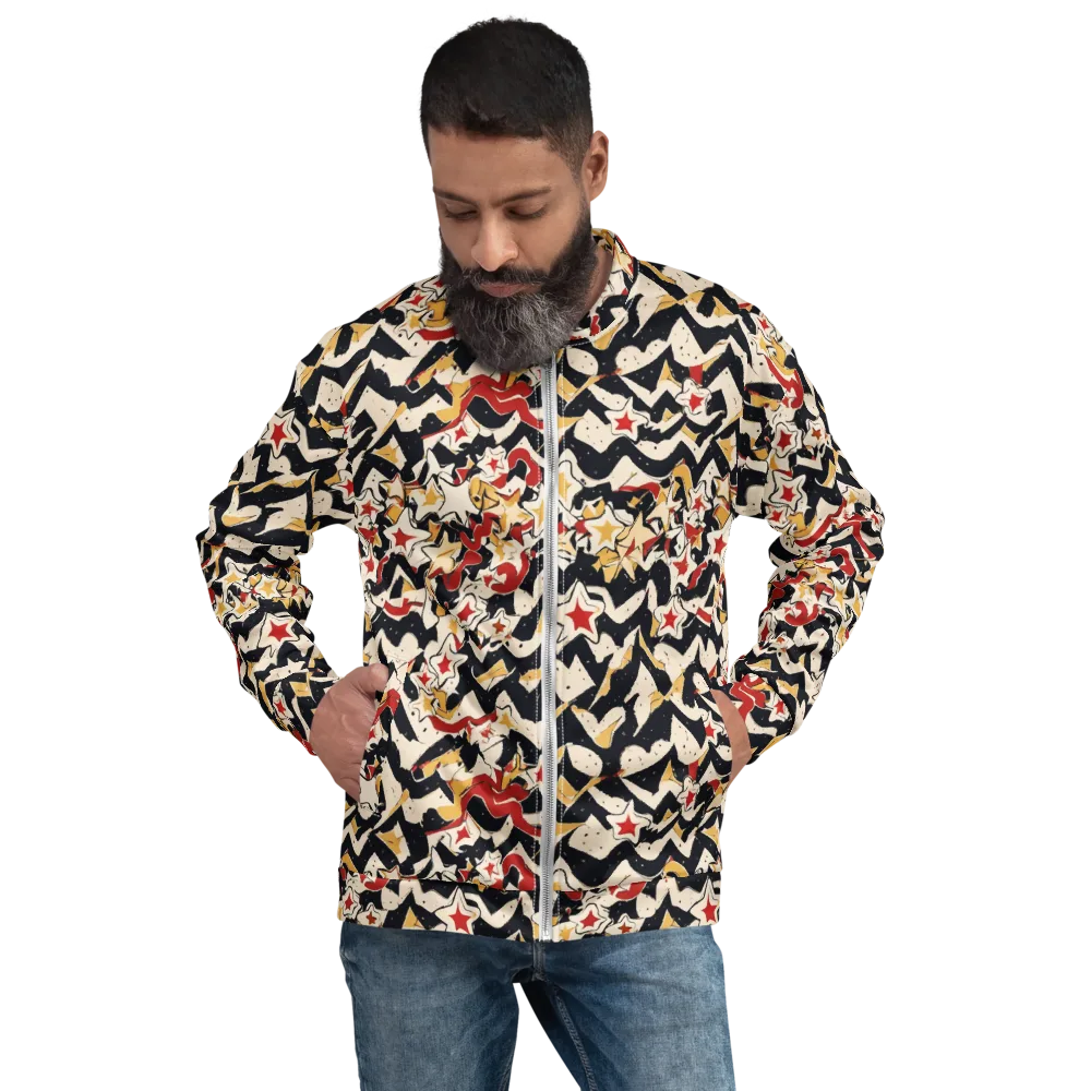 Riot of Stars on Bomber Jacket — Front