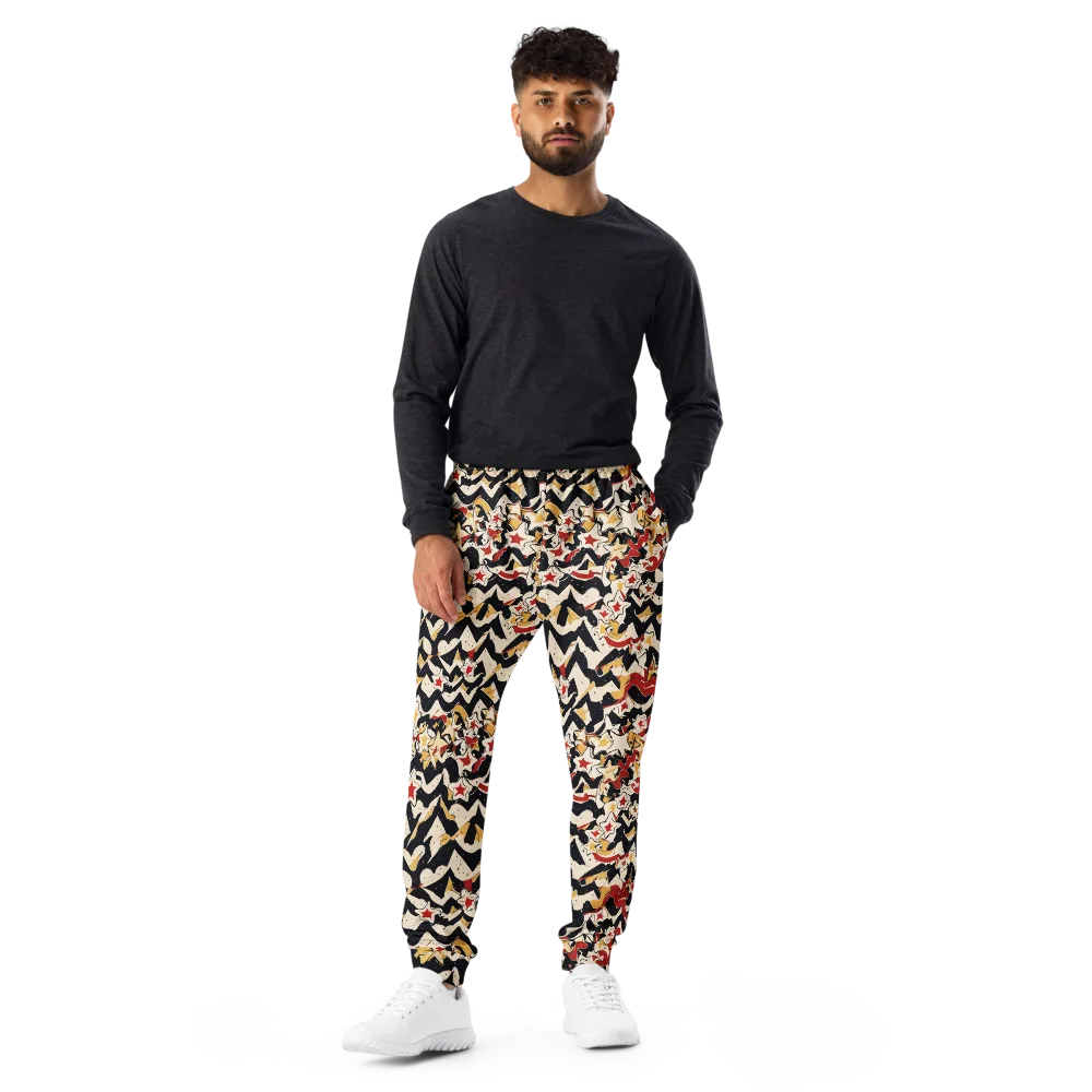 Riot of Stars on Men's Joggers — Front