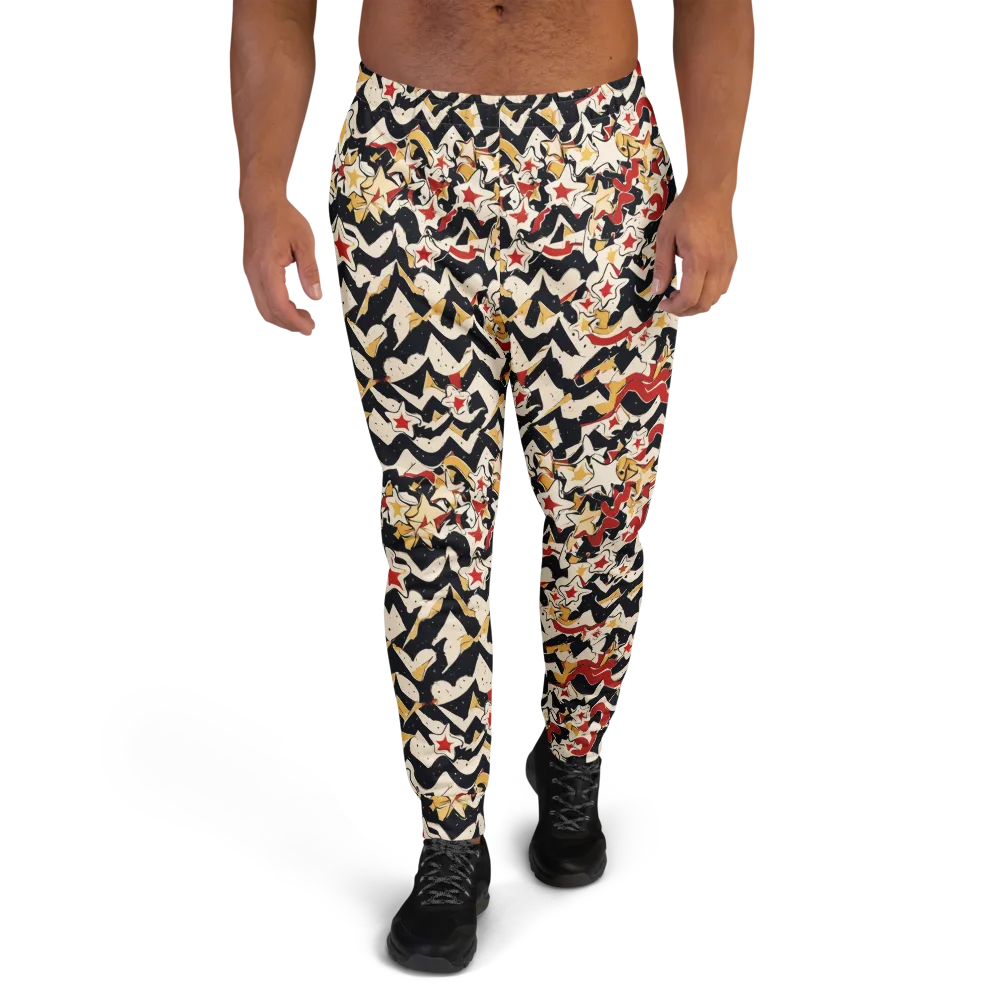 Riot of Stars on Men's Joggers — Front