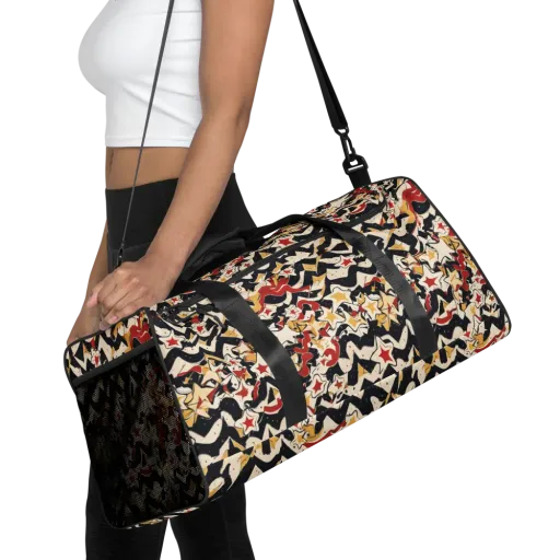 Riot of Stars on a Duffle Bag